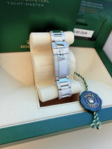 Rolex Yacht-Master 40mm Steel Platinum Blue Dial Oyster Bracelet Watch 126622