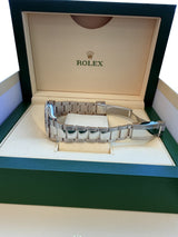 Rolex Yacht-Master 40mm Steel Platinum Blue Dial Oyster Bracelet Watch 126622
