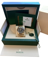 Rolex GMT-Master II 40mm Yellow Gold Black Dial Automatic Men's Watch 116718LN