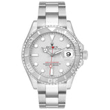 Rolex Yacht-Master 40mm Steel Platinum Dial Bezel Oyster Men's Watch 16622