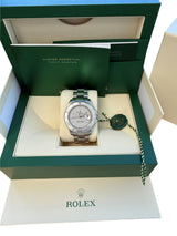 Rolex Yacht-Master 40mm Steel Platinum Dial Bezel Oyster Men's Watch 16622