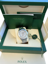 Rolex Yacht-Master 40mm Steel Platinum Dial Bezel Oyster Men's Watch 16622