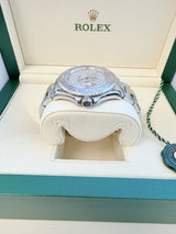 Rolex Yacht-Master 40mm Steel Platinum Dial Bezel Oyster Men's Watch 16622