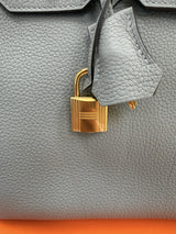 Hermès Birkin 30 Gris Meyer Togo Leather With Gold Hardware Handbag
