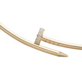 Cartier Juste Un Clou Diamond Torque Necklace Small Model Yellow Gold