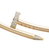 Cartier Juste Un Clou Diamond Torque Necklace Small Model Yellow Gold