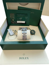 Rolex Datejust 36mm Stainless Steel Domed Bezel Oyster Blue Dial Watch 126200