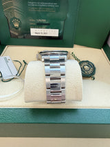 Rolex Datejust 36mm Stainless Steel Domed Bezel Oyster Blue Dial Watch 126200