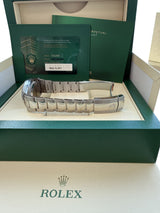 Rolex Datejust 36mm Stainless Steel Domed Bezel Oyster Blue Dial Watch 126200