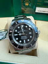 Rolex Sea-Dweller Deepsea 44mm Stainless Steel Black Dial Oyster Watch 136660