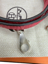 Hermès Kelly Retourne 25 Framboise Matte Alligator Leather Palladium Hardware