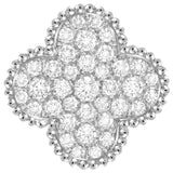 Van Cleef & Arpels Magic Alhambra 1.06ct Round Cut Diamond Ring 18K White Gold