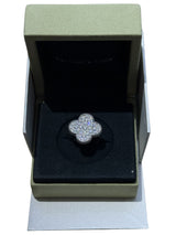 Van Cleef & Arpels Magic Alhambra 1.06ct Round Cut Diamond Ring 18K White Gold