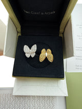 Van Cleef & Arpels Two Butterfly Between the Finger Sapphire Diamond Ring