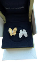 Van Cleef & Arpels Two Butterfly Between the Finger Sapphire Diamond Ring