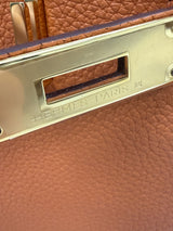 Hermès Birkin 30 Orange Togo Leather With Gold Hardware