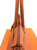 Hermès Birkin 30 Orange Togo Leather With Gold Hardware