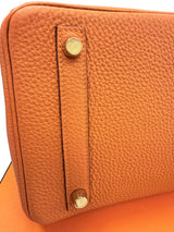 Hermès Birkin 30 Orange Togo Leather With Gold Hardware