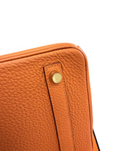Hermès Birkin 30 Orange Togo Leather With Gold Hardware