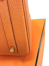 Hermès Birkin 30 Orange Togo Leather With Gold Hardware
