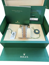 Rolex Datejust 36mm Yellow Gold Steel Champagne Index Dial Jubilee Watch 126233