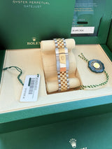 Rolex Datejust 36mm Yellow Gold Steel Champagne Index Dial Jubilee Watch 126233