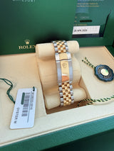 Rolex Datejust 36mm Yellow Gold Steel Champagne Index Dial Jubilee Watch 126233