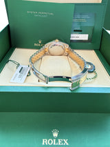 Rolex Datejust 36mm Yellow Gold Steel Champagne Index Dial Jubilee Watch 126233