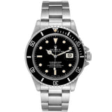 Rolex Submariner Date 40mm Black Dial Stainless Steel Automatic Men Watch 168000