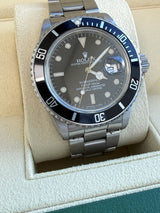 Rolex Submariner Date 40mm Black Dial Stainless Steel Automatic Men Watch 168000