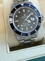 Rolex Submariner Date 40mm Black Dial Stainless Steel Automatic Men Watch 168000