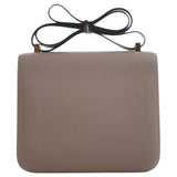 Hermes Constance 24 Brown Epsom Leather Crossbody Shoulder Bag