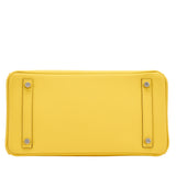 Hermès Birkin 30 Jaune De Naples Epsom Leather With Palladium Hardware
