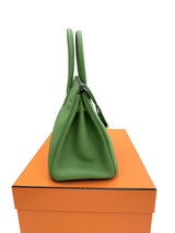 Hermes Birkin 30 Vert Yucca Togo Leather With Gold Hardware