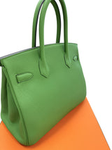 Hermes Birkin 30 Vert Yucca Togo Leather With Gold Hardware