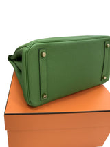 Hermes Birkin 30 Vert Yucca Togo Leather With Gold Hardware