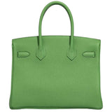 Hermes Birkin 30 Vert Yucca Togo Leather With Gold Hardware