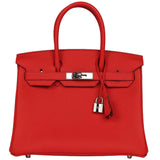 Hermès Birkin 30 Rouge De Coeur Togo Leather With Palladium Hardware