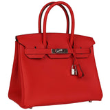 Hermès Birkin 30 Rouge De Coeur Togo Leather With Palladium Hardware