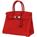 Hermès Birkin 30 Rouge De Coeur Togo Leather With Palladium Hardware