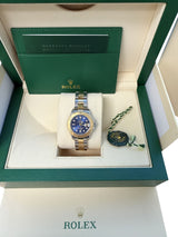 Rolex Yacht-Master 29mm Steel Yellow Gold Blue Dial Oyster Watch 169623