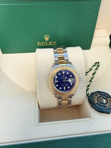 Rolex Yacht-Master 29mm Steel Yellow Gold Blue Dial Oyster Watch 169623