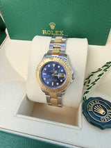 Rolex Yacht-Master 29mm Steel Yellow Gold Blue Dial Oyster Watch 169623