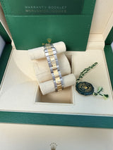 Rolex Yacht-Master 29mm Steel Yellow Gold Blue Dial Oyster Watch 169623