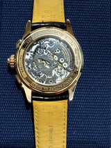 Breitling Duograph Premier B15 Duograph Black Dial Rose Gold Mens Watch RB1510