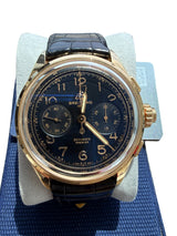 Breitling Duograph Premier B15 Duograph Black Dial Rose Gold Mens Watch RB1510