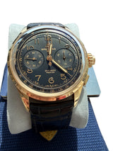 Breitling Duograph Premier B15 Duograph Black Dial Rose Gold Mens Watch RB1510