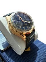 Breitling Duograph Premier B15 Duograph Black Dial Rose Gold Mens Watch RB1510