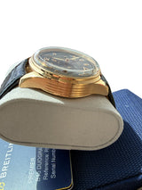 Breitling Duograph Premier B15 Duograph Black Dial Rose Gold Mens Watch RB1510