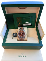 Rolex Datejust 41mm Two-Tone Rose Gold Steel Fluted Bezel Jubliee Watch 126331